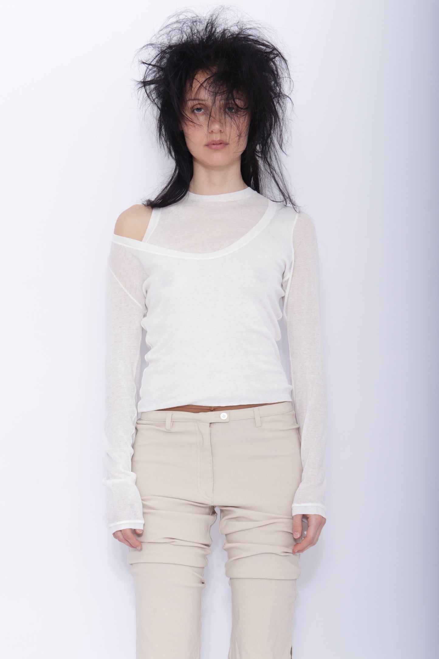 Signature Jersey In Organic Cotton: White