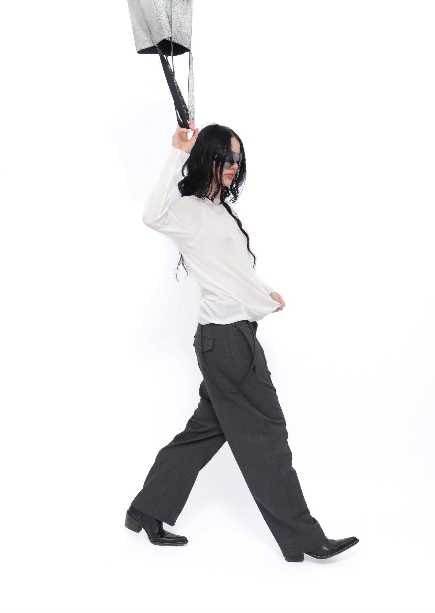 ORGANIC LONG SLEEVE T-SHIRT WHITE