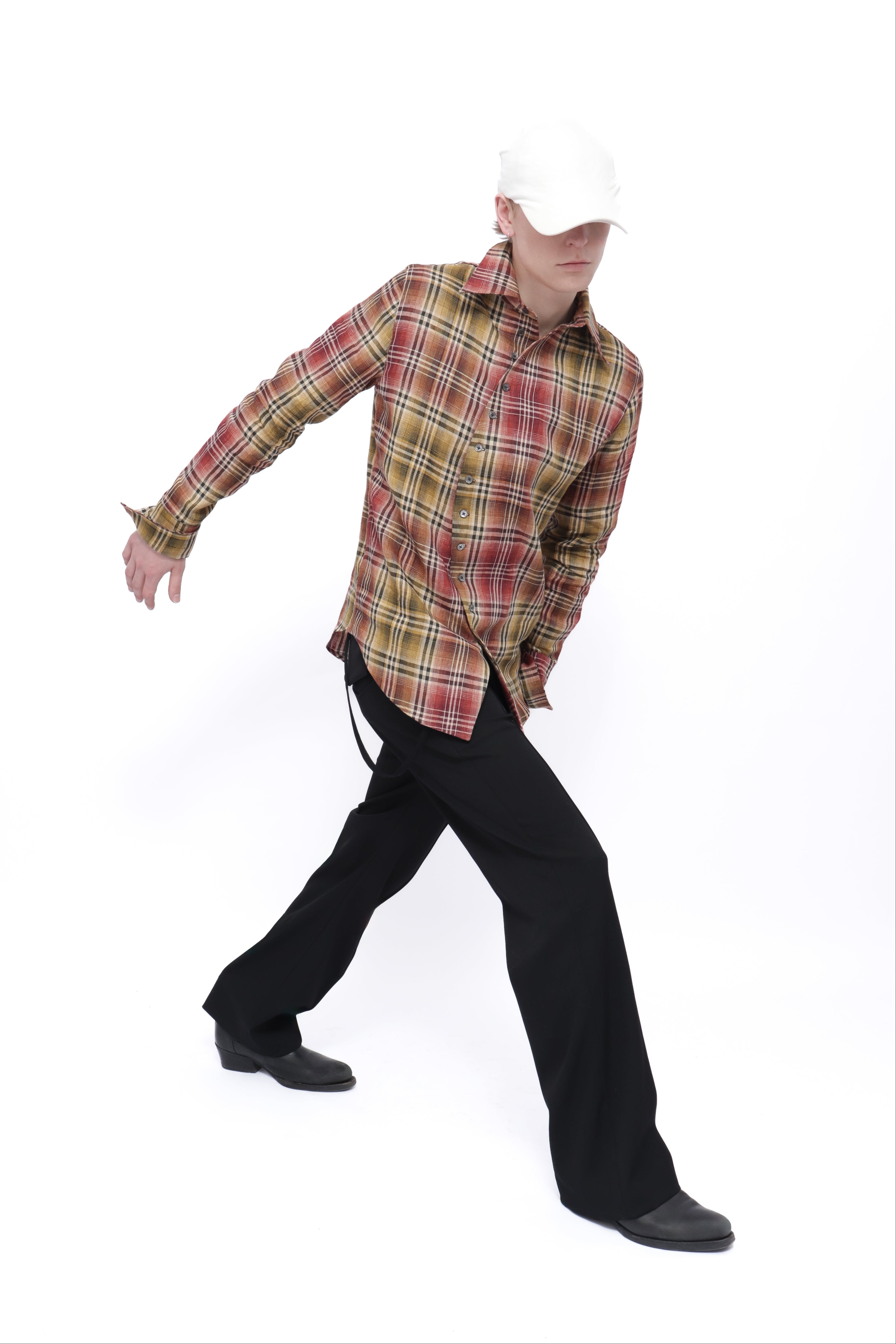 CLASSIC CURVED SHIRT PLAID