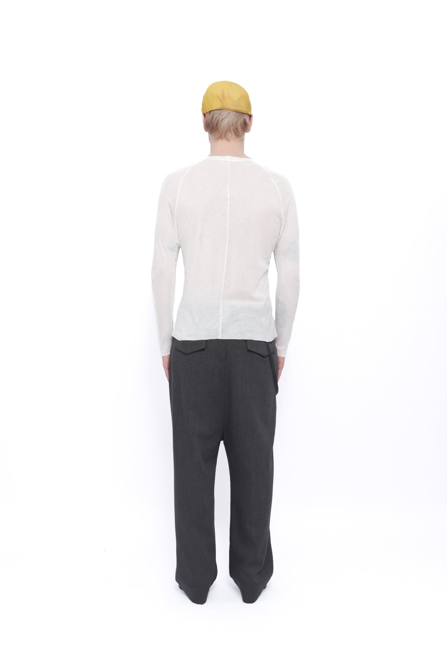 ORGANIC LONG SLEEVE T-SHIRT WHITE