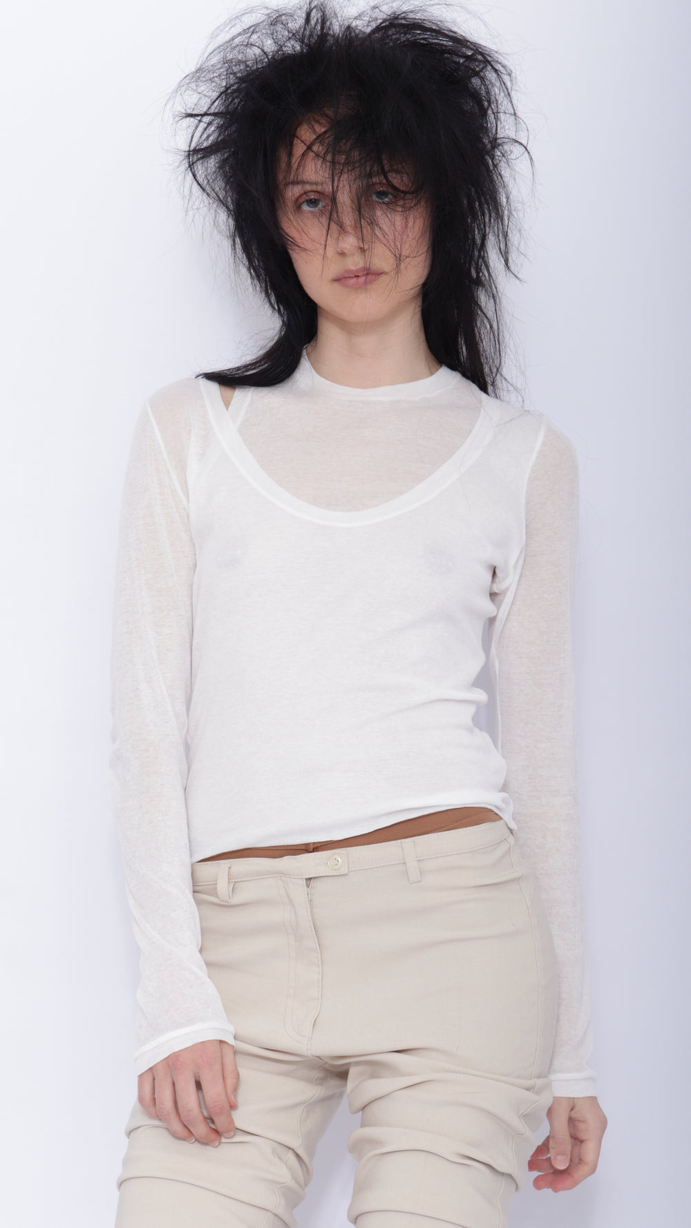 Signature Jersey In Organic Cotton: White
