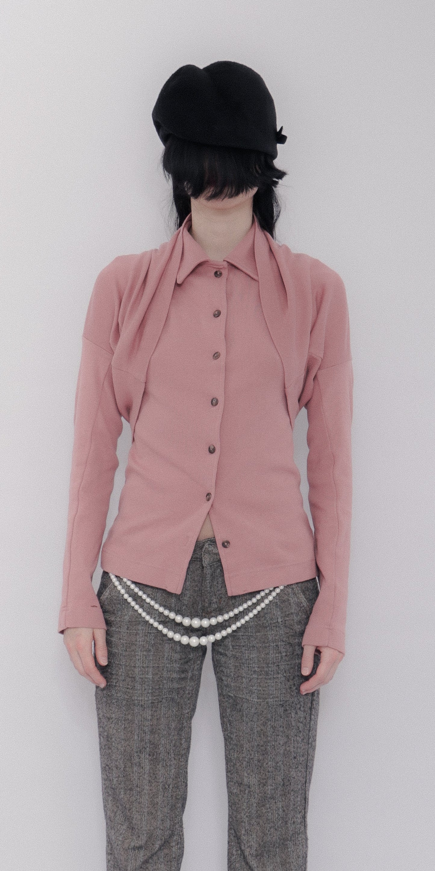 Julia Jersey In Dusty Pink