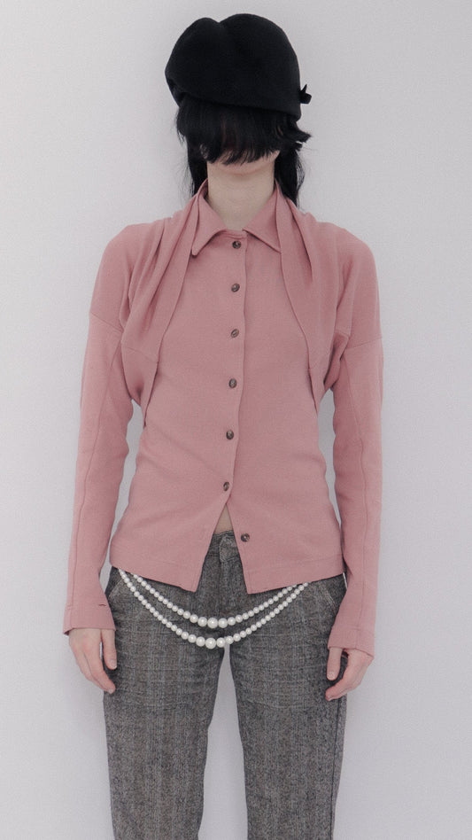 Julia Jersey In Dusty Pink