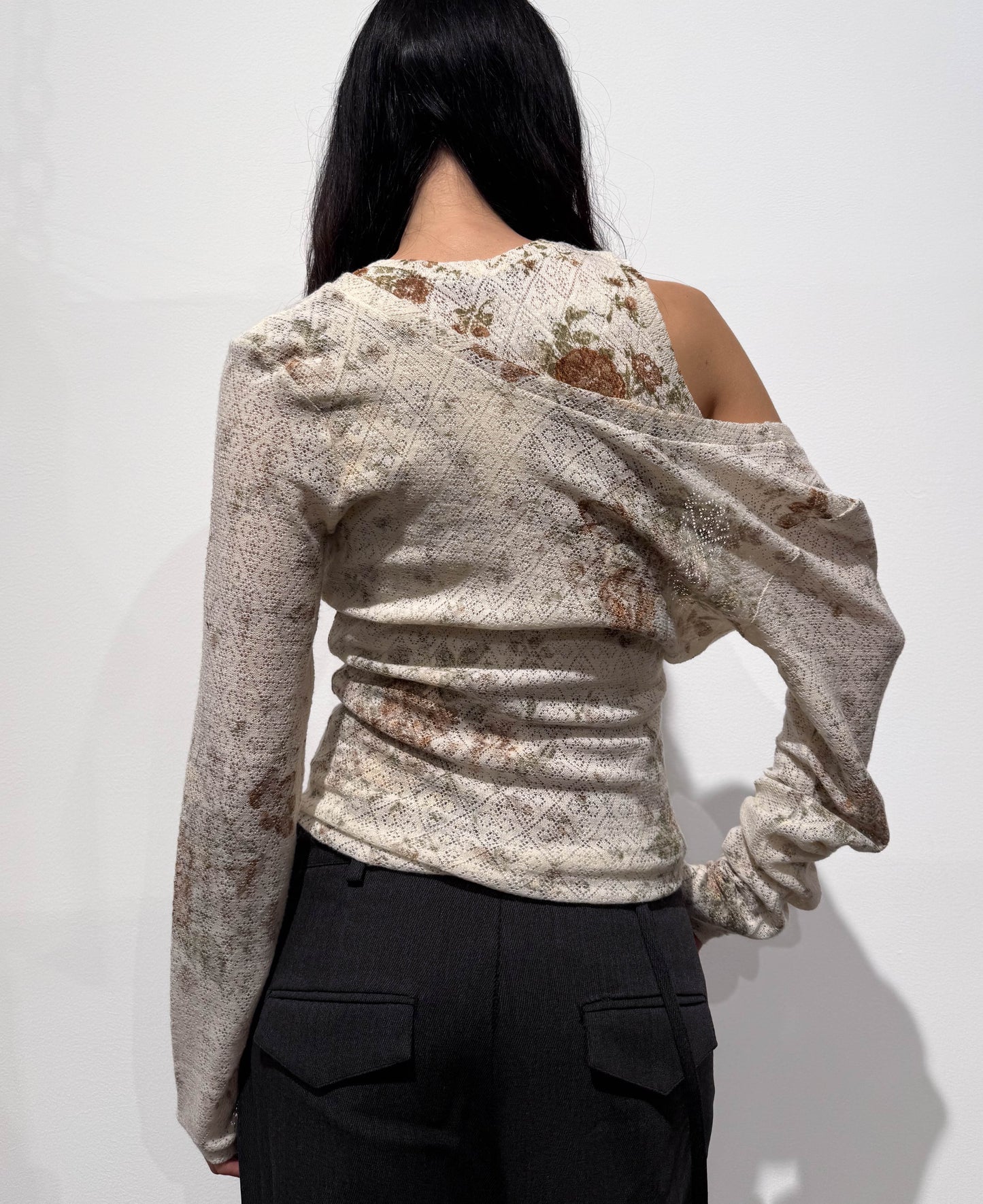 SIGNATURE JERSEY WHITE FLORAL PRINT