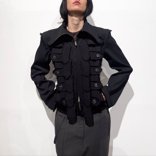 JELIKA JACKET BLACK WOOL