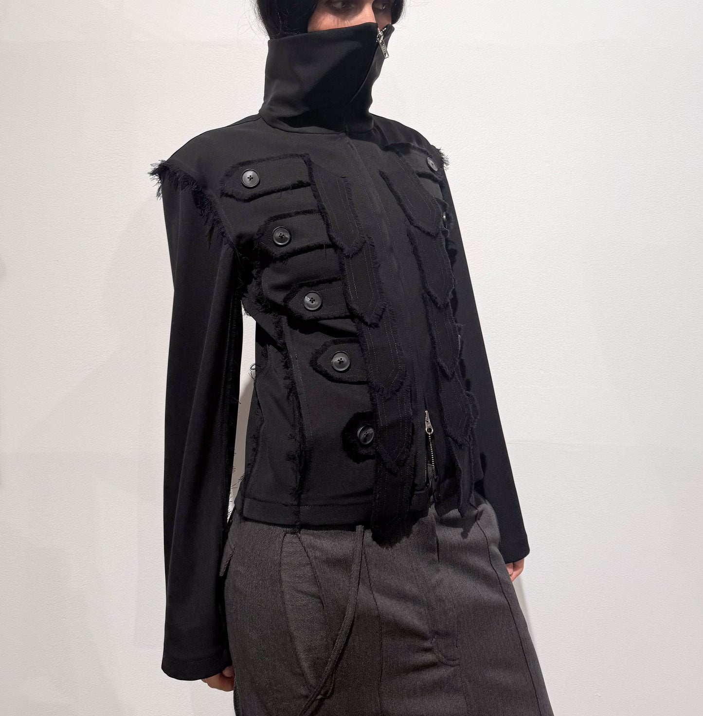 JELIKA JACKET BLACK WOOL