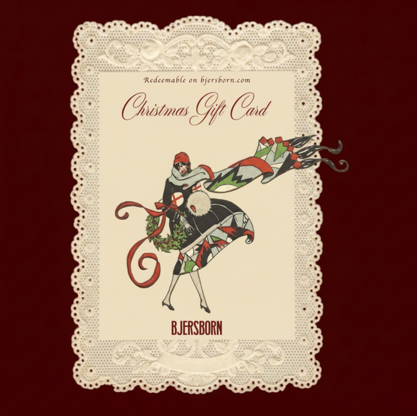 BJERSBORN CHRISTMAS CARD