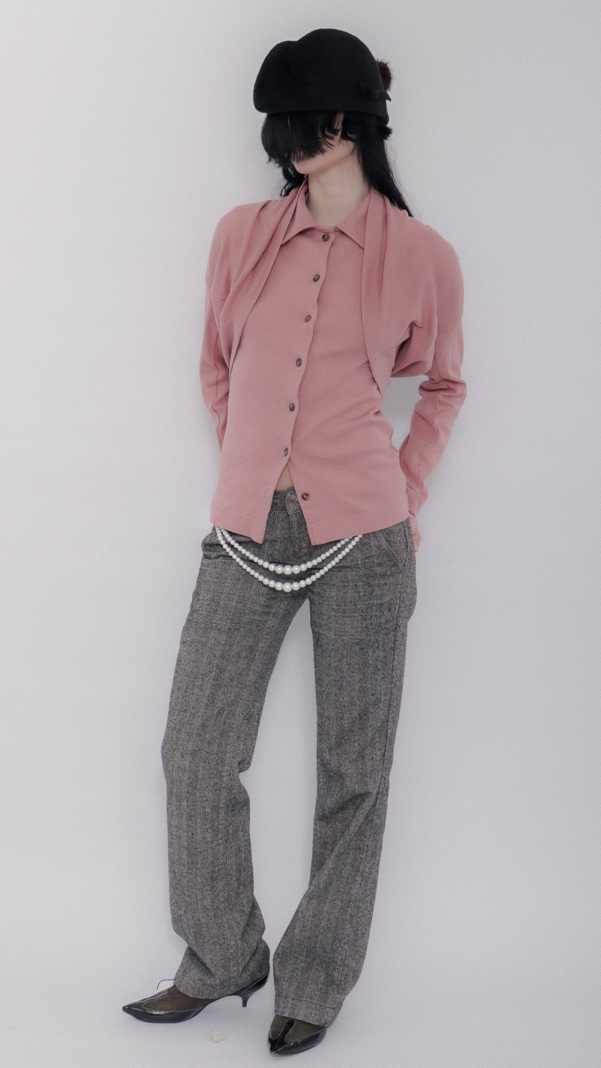 Julia Jersey In Dusty Pink