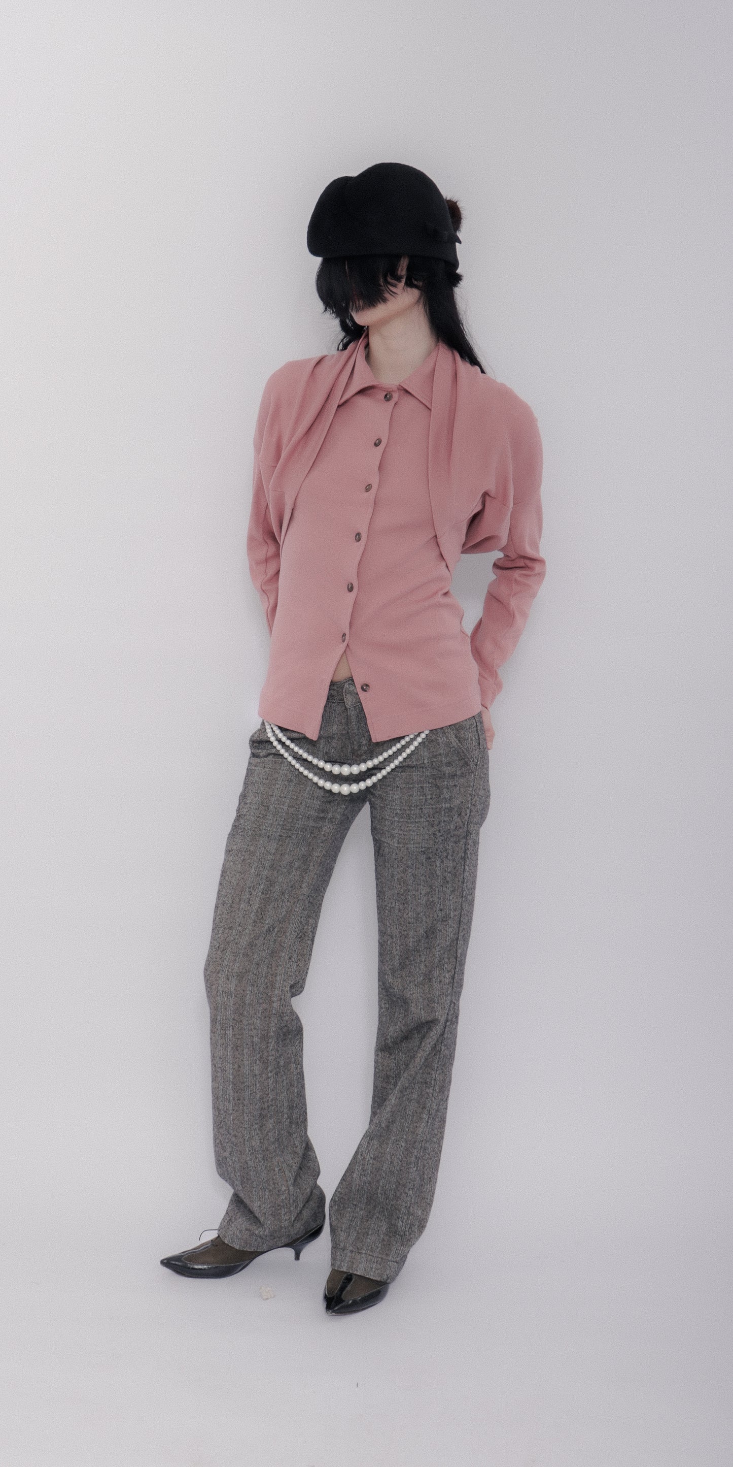 Julia Jersey In Dusty Pink