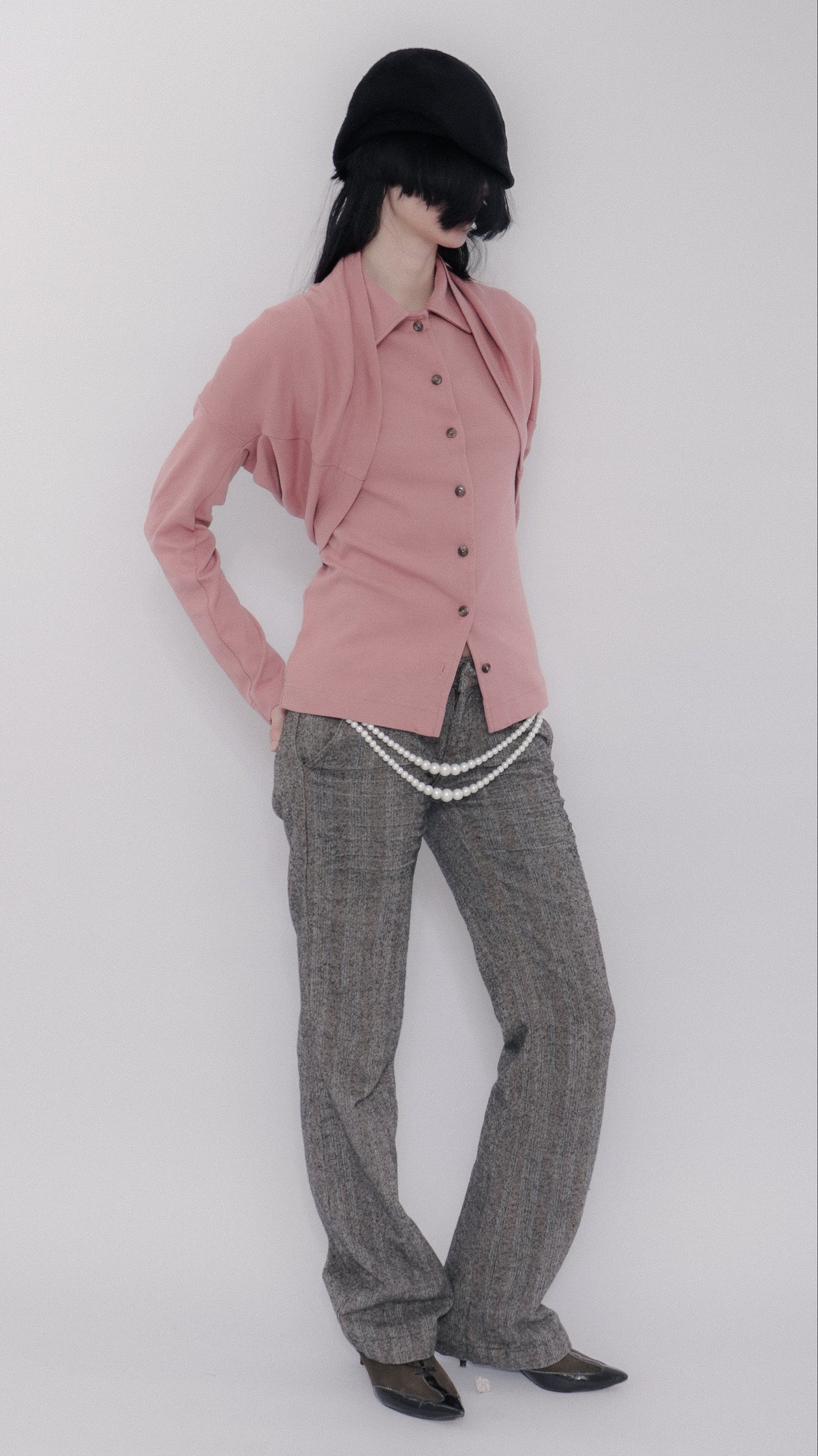 Julia Jersey In Dusty Pink