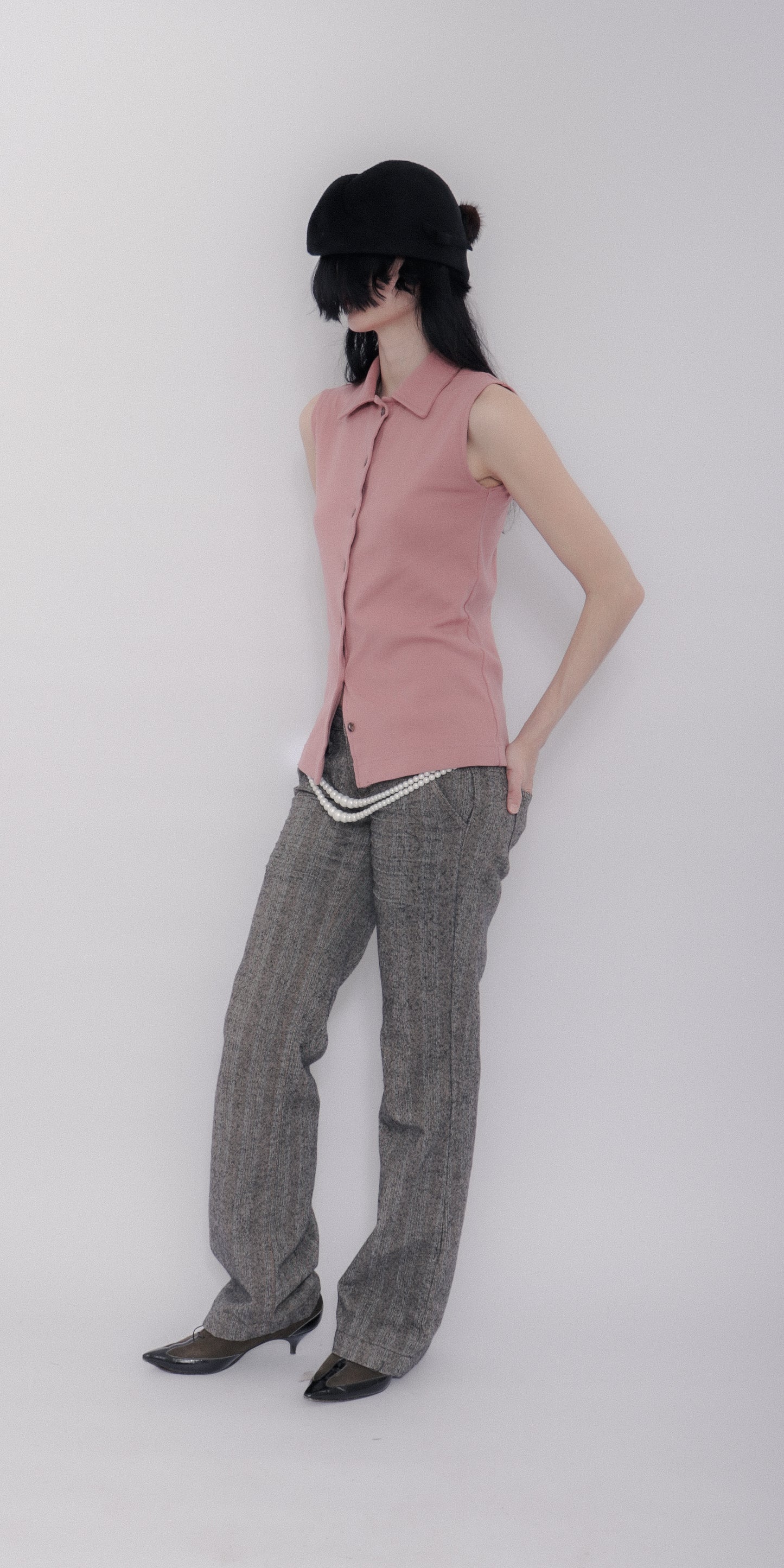 Julia Jersey In Dusty Pink