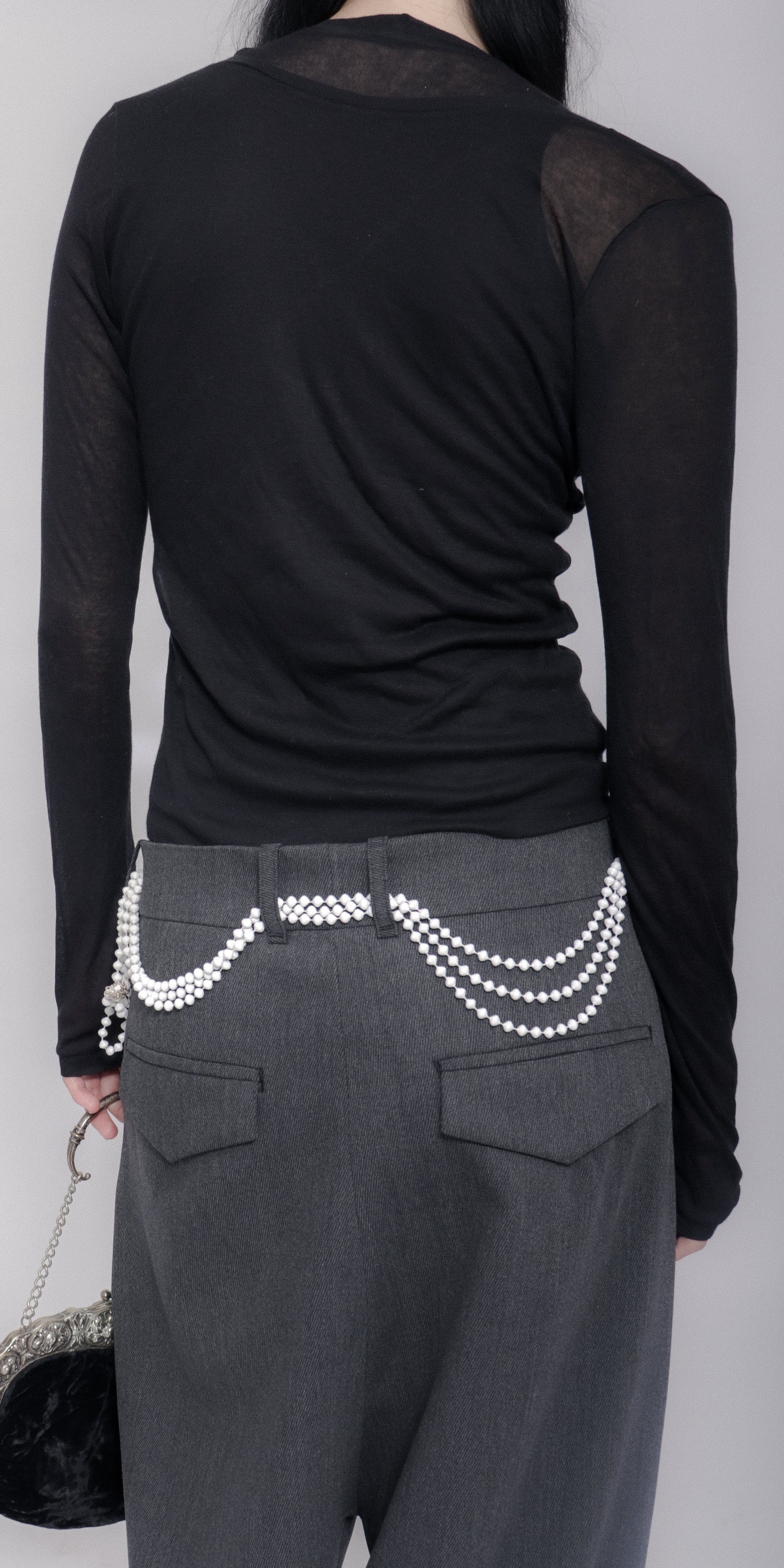 Signature Jersey In Organic Cotton: Black