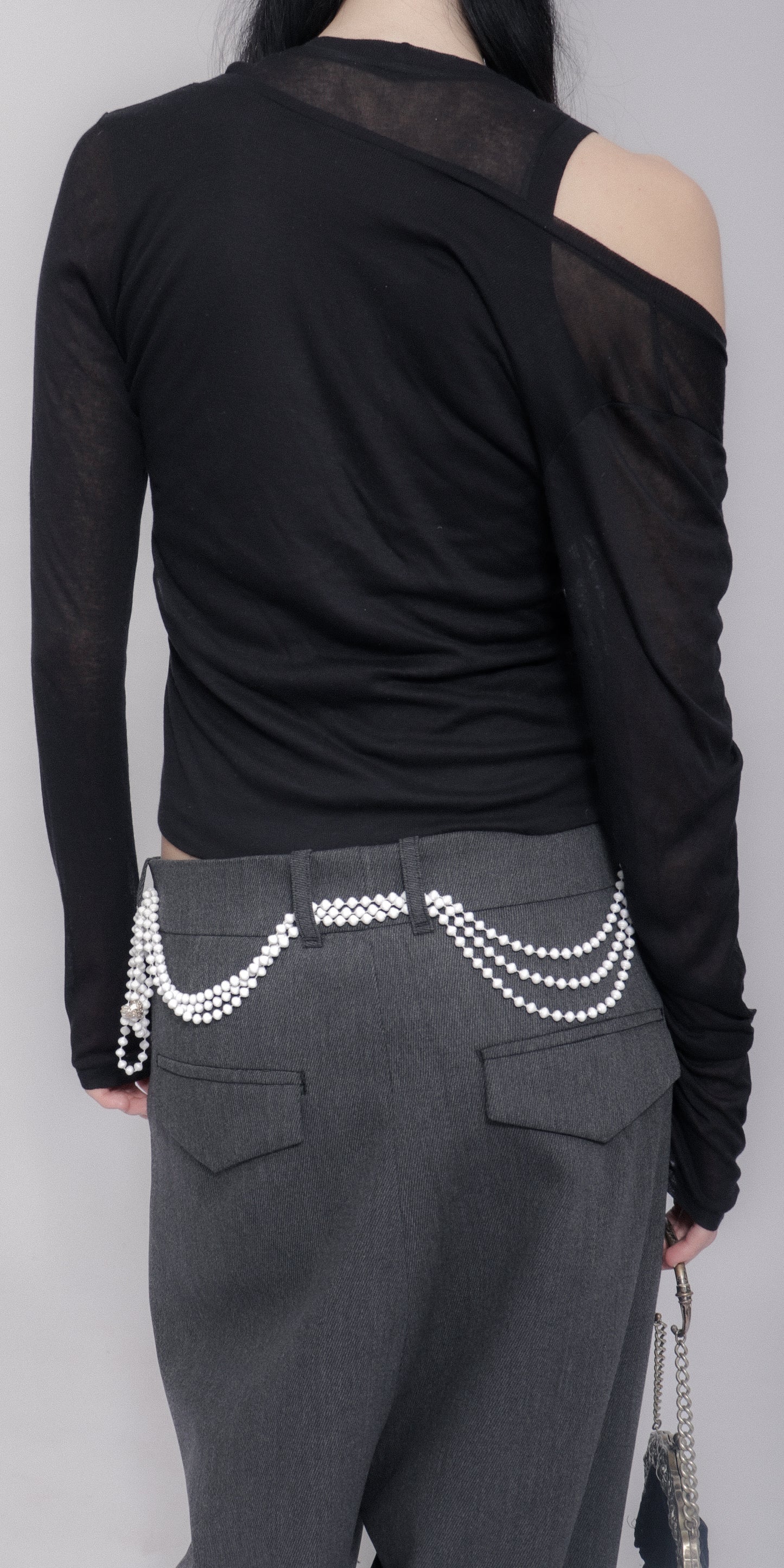 Signature Jersey In Organic Cotton: Black