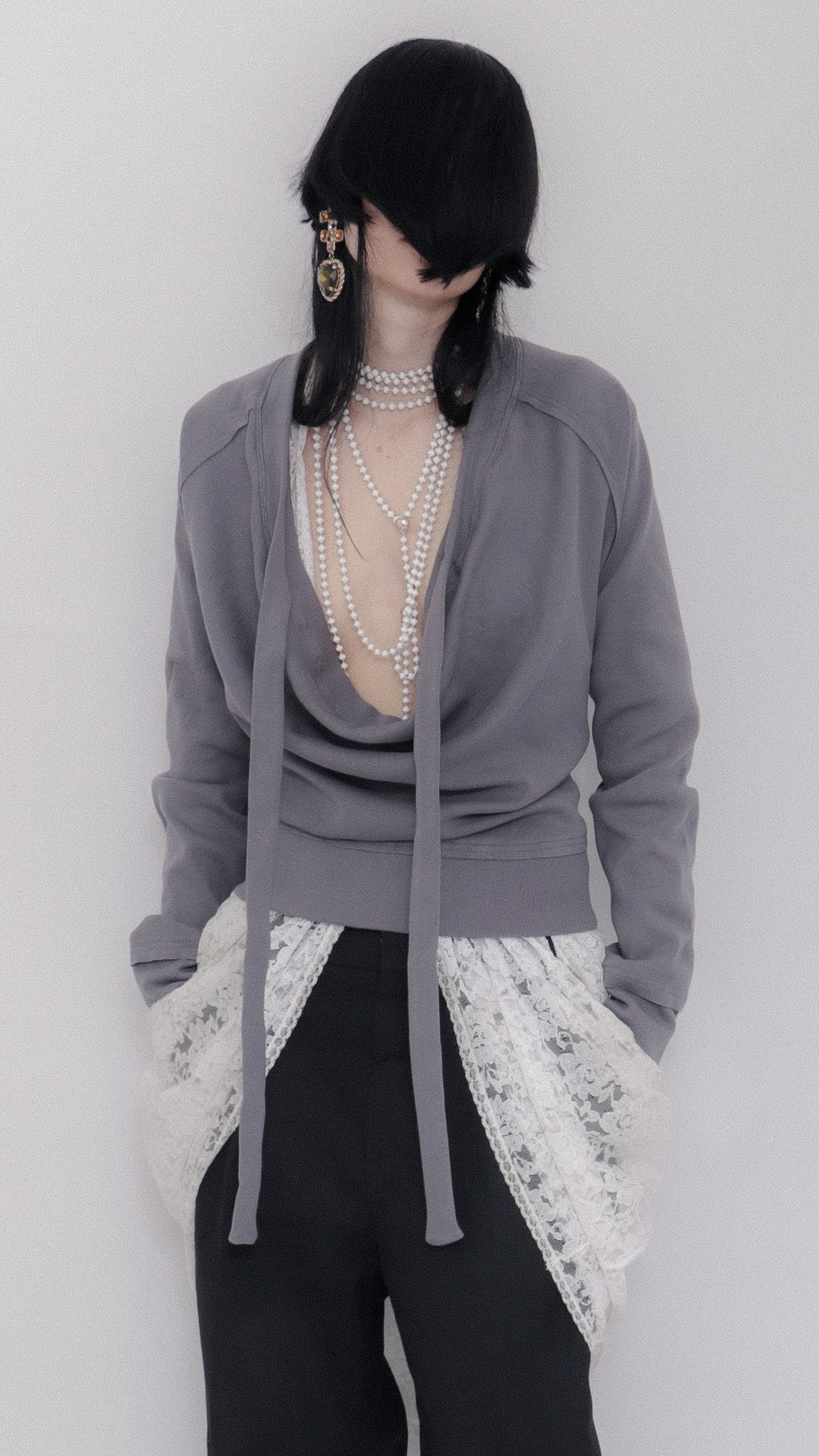 Sigrid Sweater In Dove Grey
