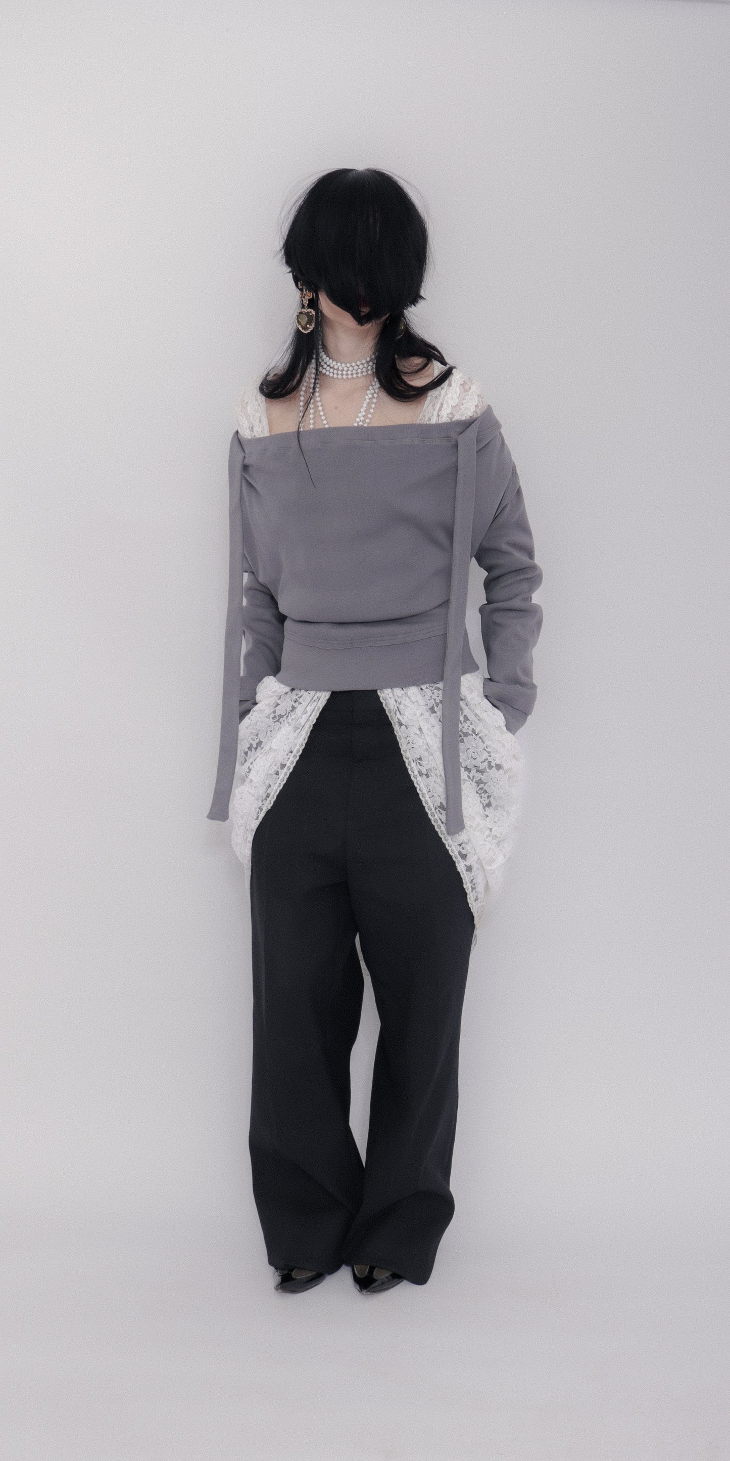 Sigrid Sweater In Blue Grey