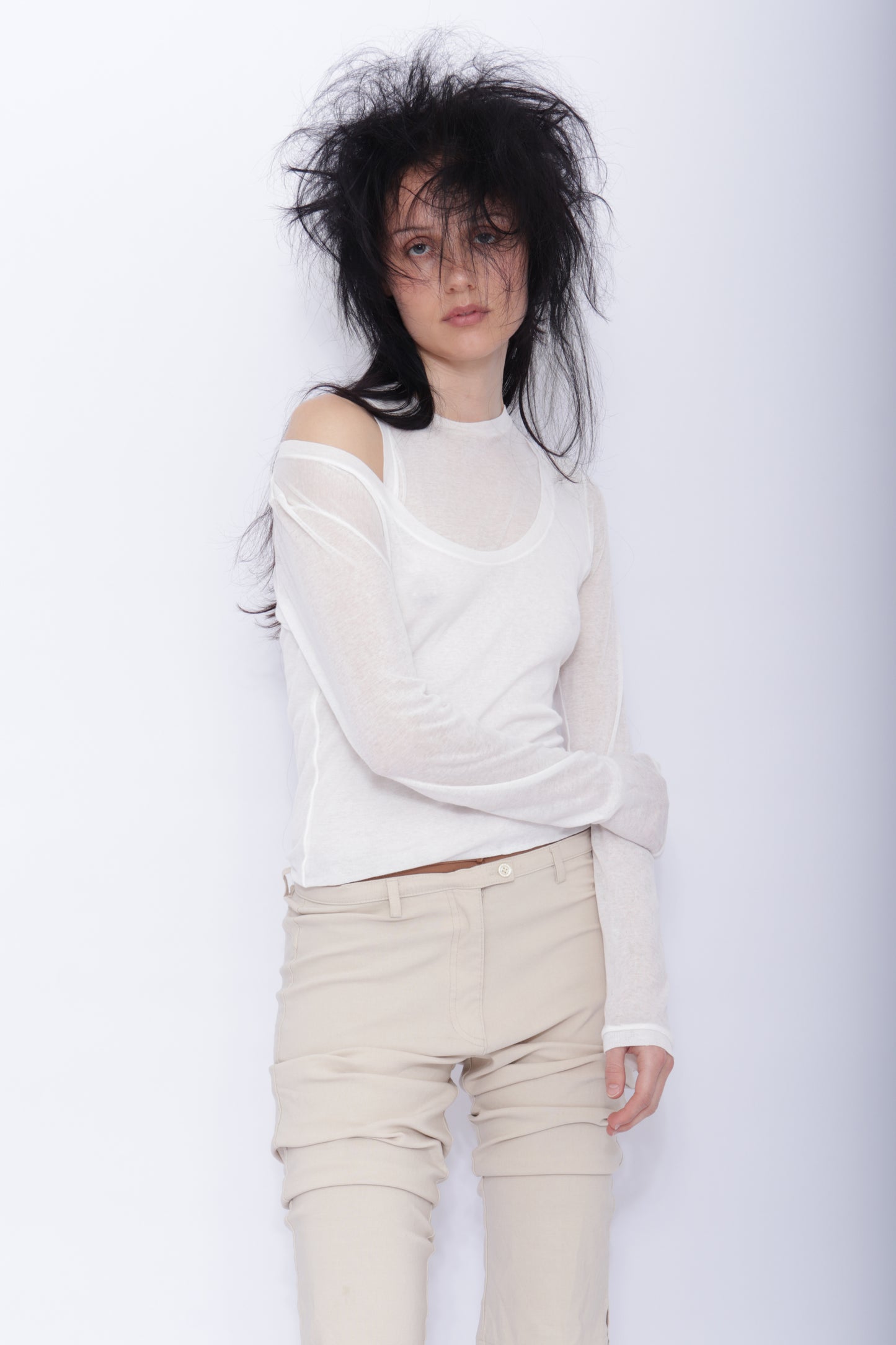 Signature Jersey In Organic Cotton: White