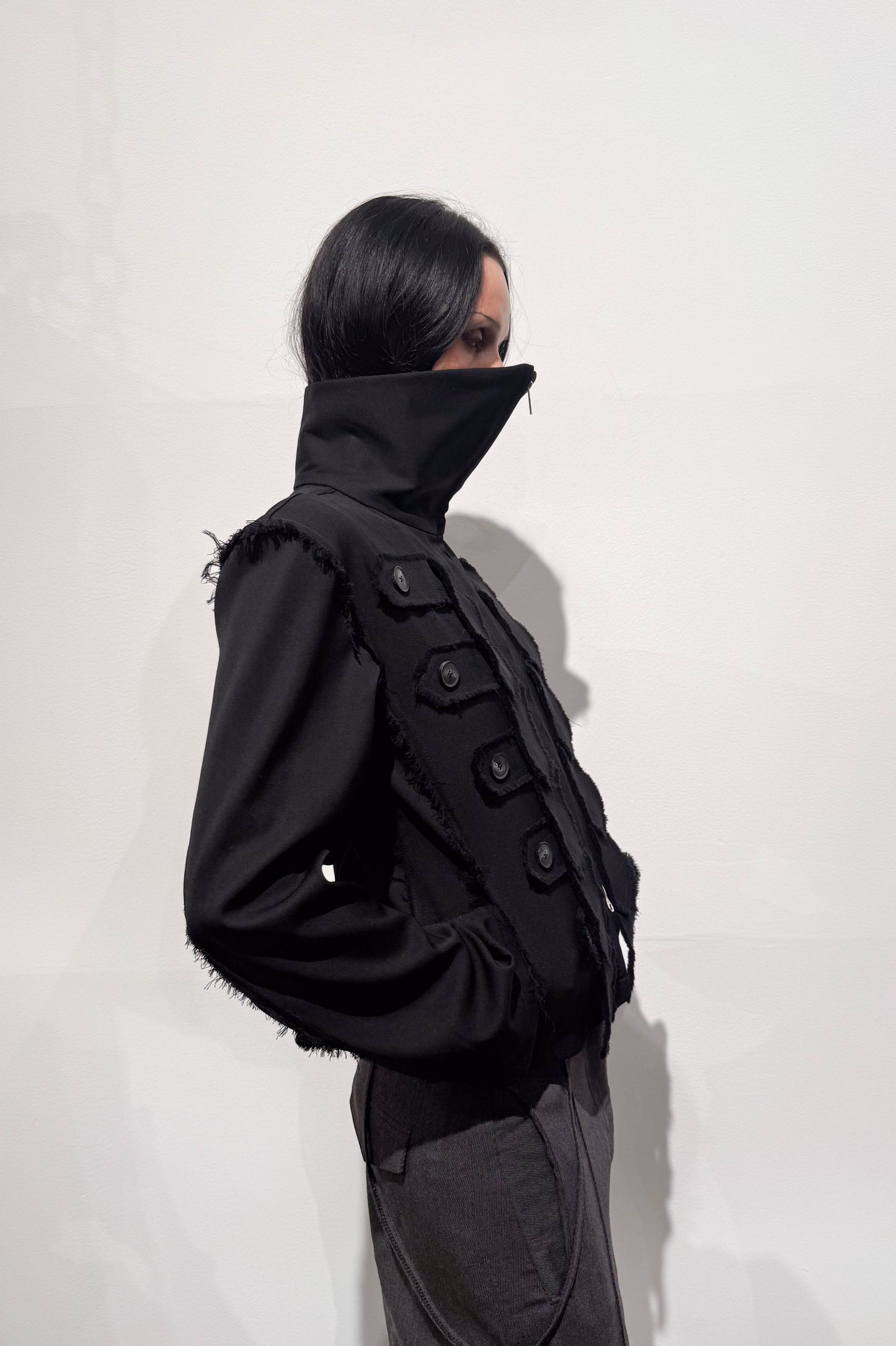 JELIKA JACKET BLACK WOOL