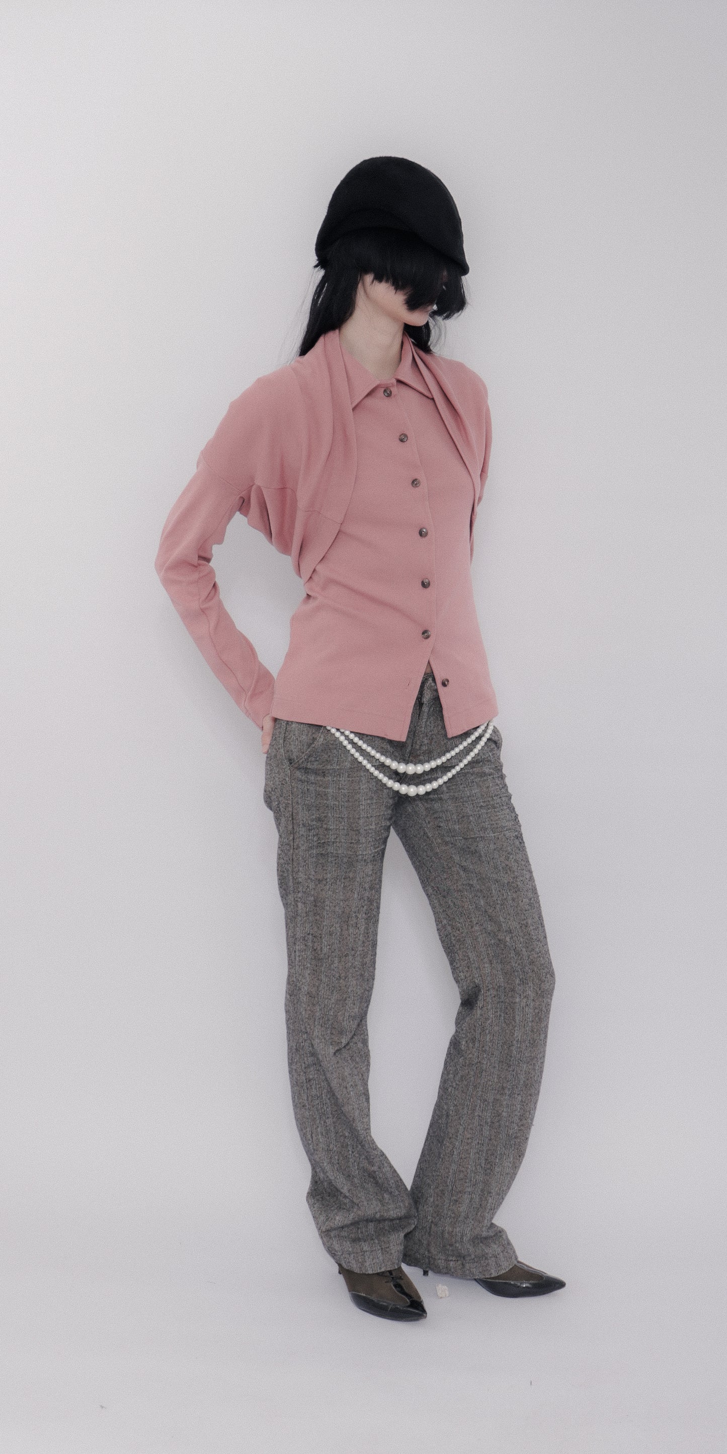 Julia Jersey In Dusty Pink