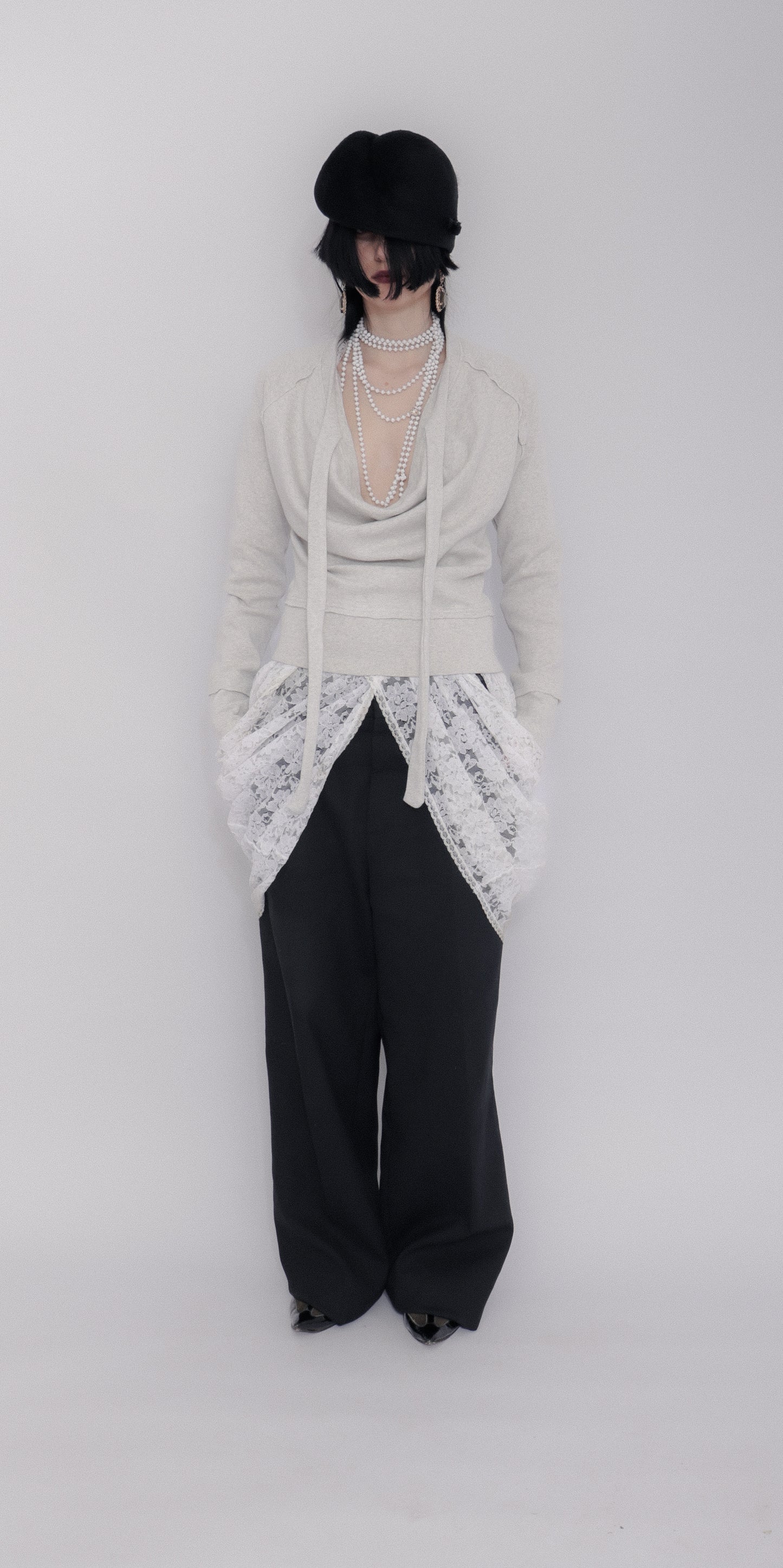 Sigrid Sweater In Light Grey