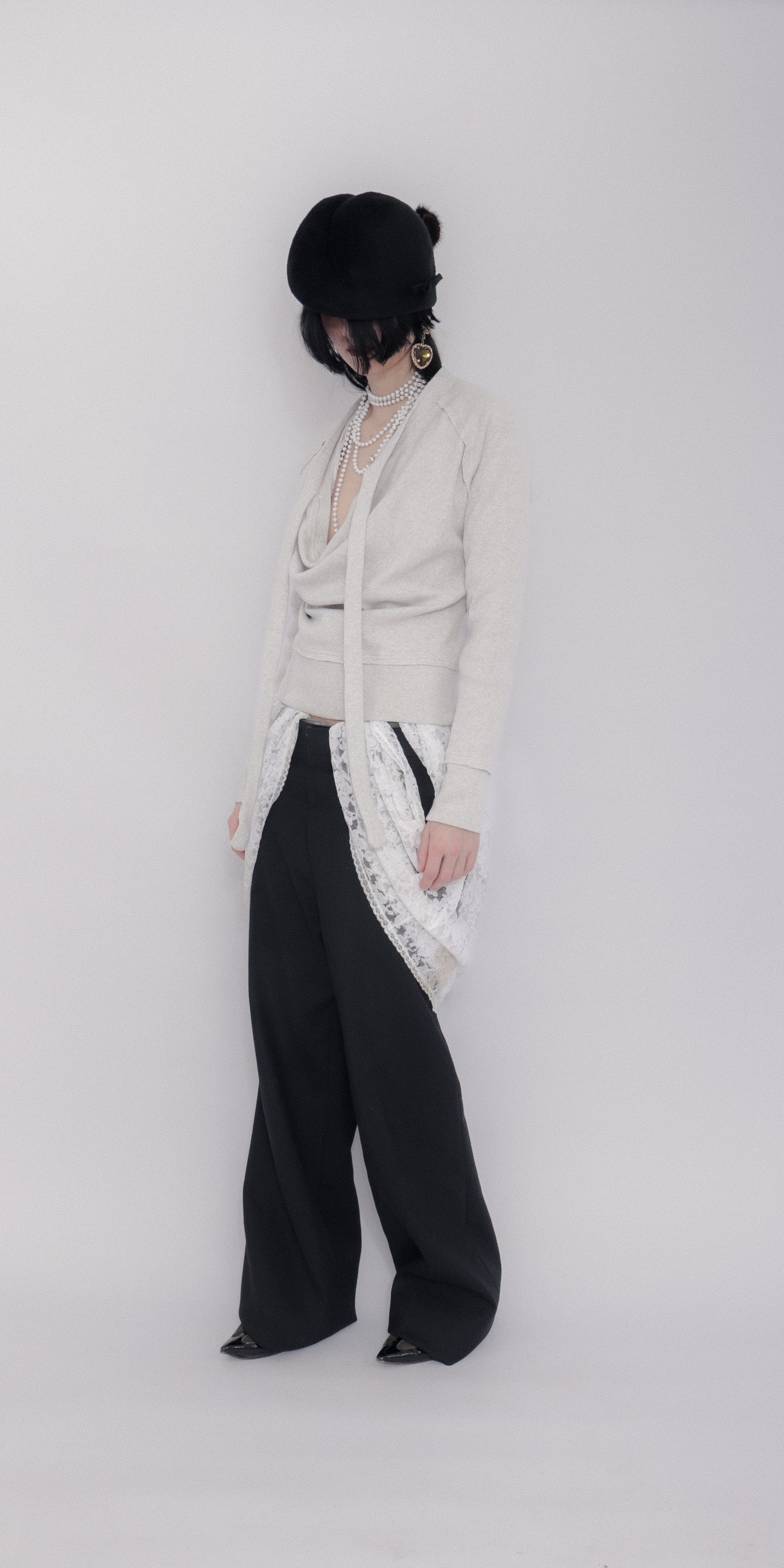 Sigrid Sweater In Light Grey