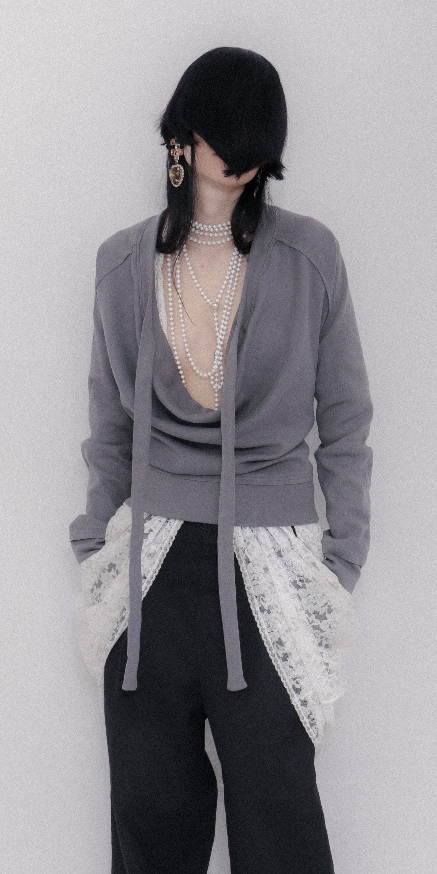 Sigrid Sweater In Dove Grey