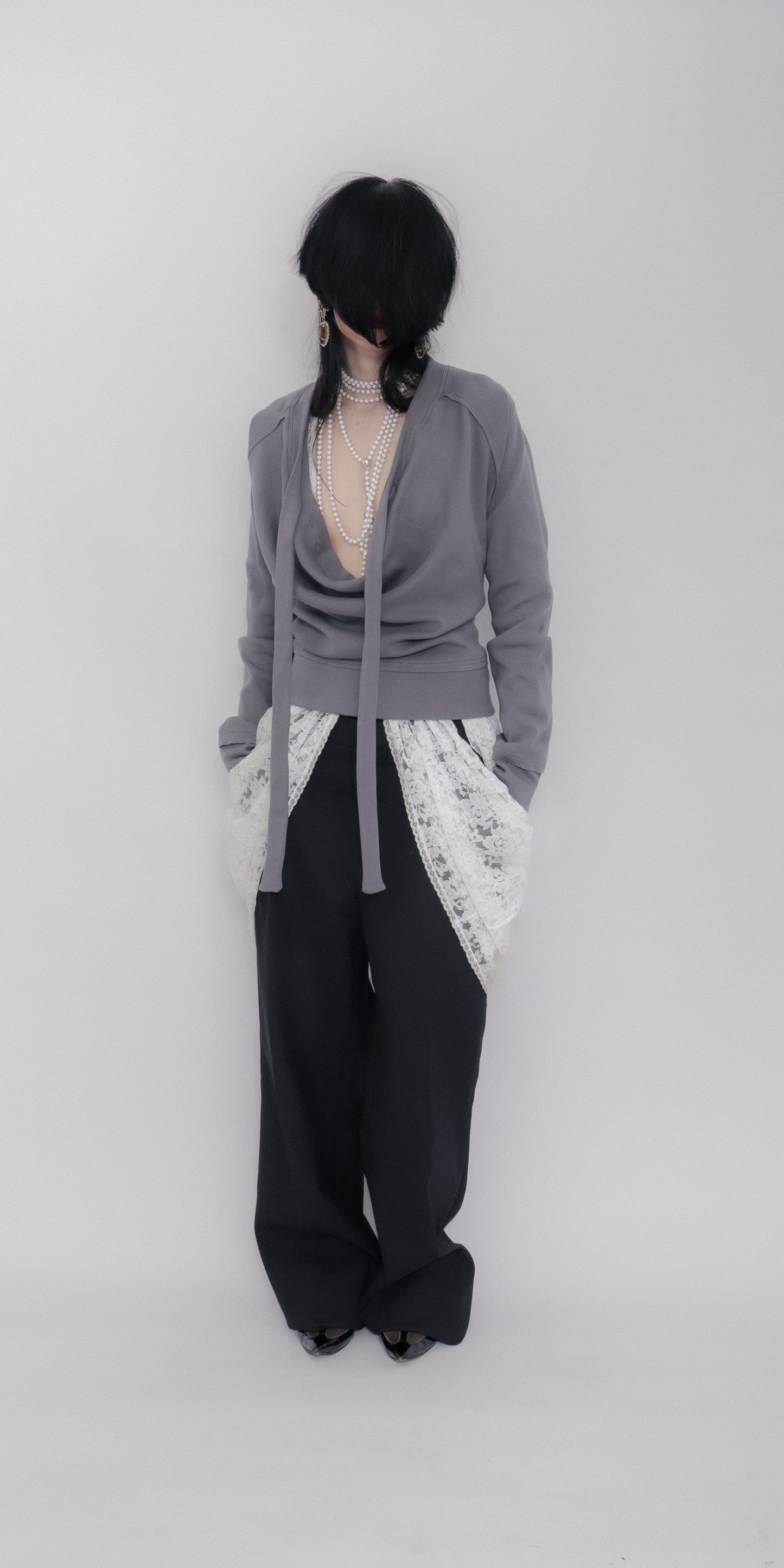 Sigrid Sweater In Blue Grey